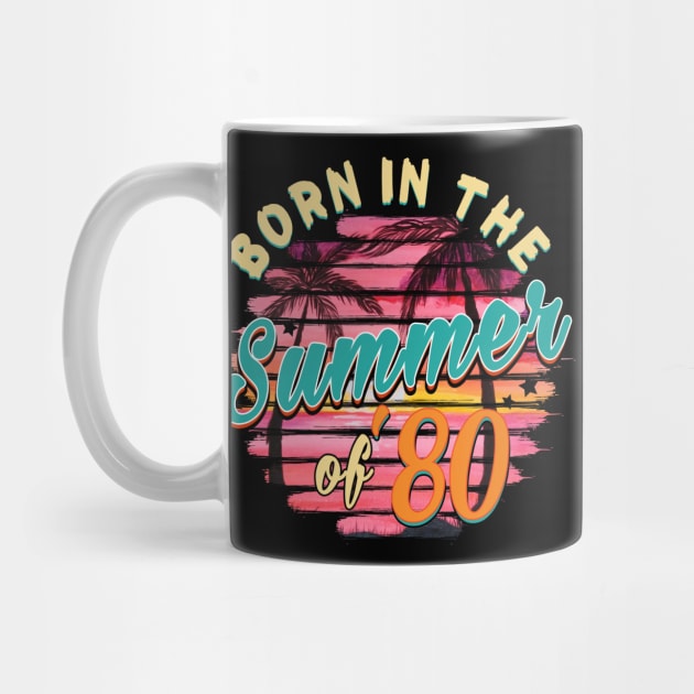 Vintage 39th Birthday Summer of 80 Birthday by Bensonn